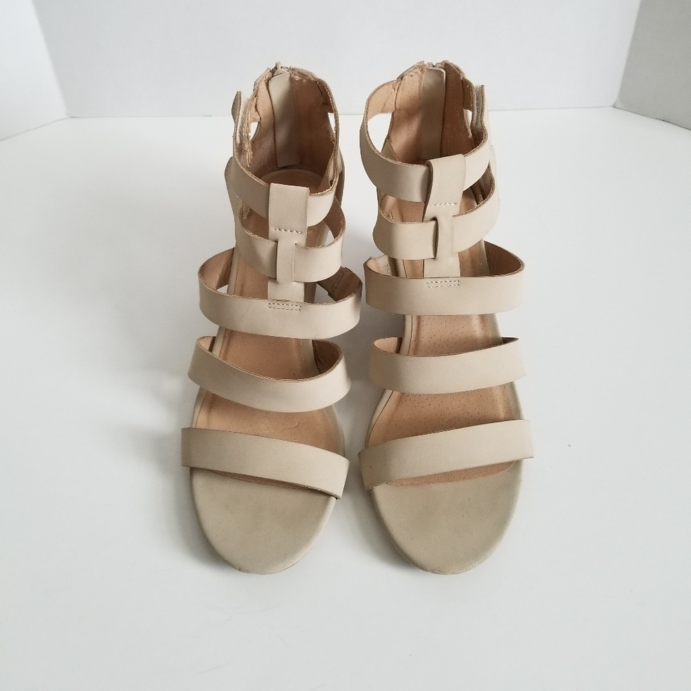 JustFab Skylee Wms Sandals Wedge Heels 8.5